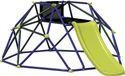 Dôme d'escalade pour Enfants Bleu 6FT avec Toboggan Acier