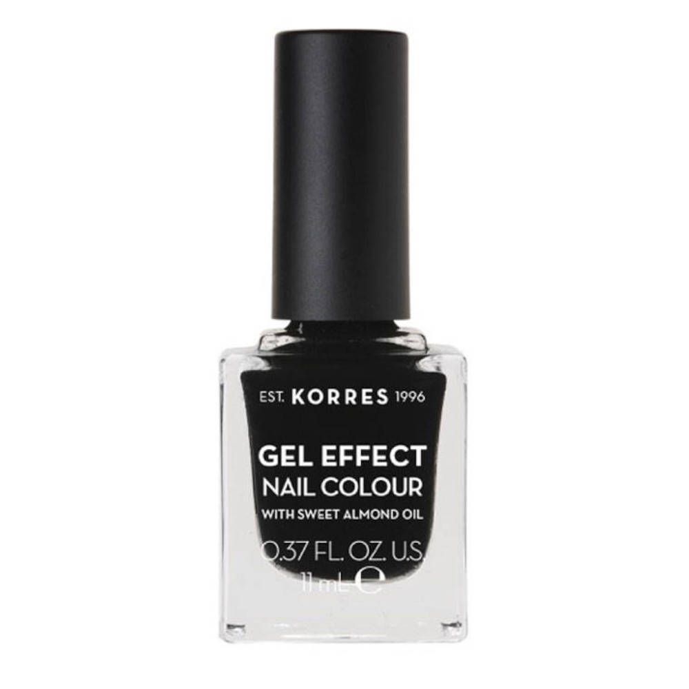 Korres KM Gel Effect Nail 100 Black 11ml