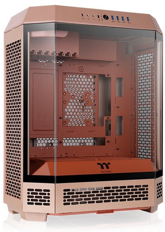Thermaltake The Tower 600 Midi-Tower PC-behuizing - Gehard Glas - 2x140mm Ventilator - Zand