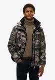 Superdry - Mountain windjack met capuchon - Heren - Dark grey tiger camo - Maat S