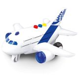 BABY CHALLENGE - Langeafstandsvliegtuig - Transportvoertuig - 021170-1/400 - Klaar om te rijden - Batterijen inbegrepen - Wrijvingsvoertuig - Wit - Geluids- en lichteffecten - Vanaf 3 jaar