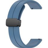 Techsuit Bracelet W011 pour Huawei Watch / Garmin Watch Series, 18mm, Bleu
