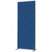 Paroi textile déco double face Hexagon bleu/brun