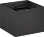 vidaXL Plantenbak Zwart 80 x 80 x 60 cm Koudgewalst staal