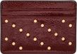 FOSSIL Kaarthouder Steven Card Case Red Mahogany Wijnrood