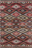 Safavieh Bright & Modern Indoor/Outdoor Geweven Vloerkleed, Montage Collectie, MTG246, Rust & Multi, 122 x 183 cm