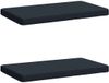 vidaXL - Ensemble de coussins de canapé 2 pièces VUGHT - Bleu foncé