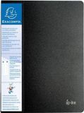 Inkijkboek Exacompta Showalbum Up Line 40 tassen, zwart