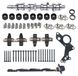 Nokkenasset – Arbre à cames et culbuteur pour moteur diesel 1.9 TDI – Pièce moteur – Jeu complet – Remplacement pour 038109309A 038109309B 038109309C