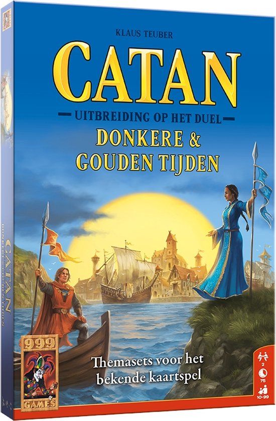 999 Games Catan: Het Duel - Donkere & Gouden Tijden Kaartspel - Uitbreiding