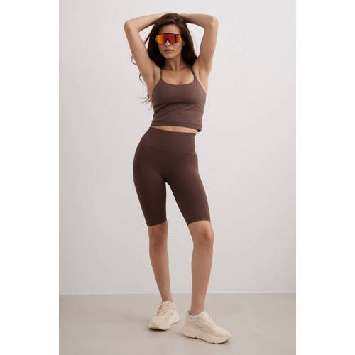Aim'n sportshort Shape seamless bruin
