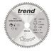 Trend Houtverstekzaagblad, diameter 254 mm, 30 mm boring, 80 tanden, 3 mm snijvoeg, -5° haak, TCT, extra fijn oppervlak, CSB/CC25480