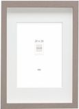 Deknudt Frames Fotolijst - taupe met passe-partout - 15x20 / 20x30 cm