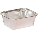 Matfer Flo Schaal rechthoekig van aluminium - Set van 100