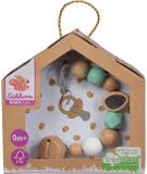 Eichhorn Houten Fopspeenketting Baby Meerkleurig Sensorisch Speelgoed