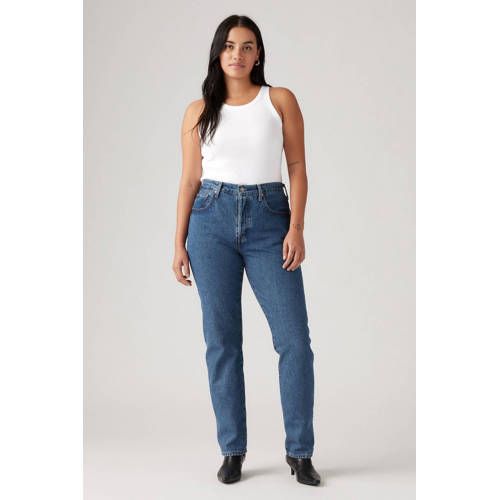Levi's 501 high waist straight leg jeans