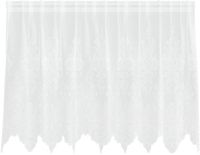 vidaXL Lacegordijn Wit 100 x 200 cm Polyester