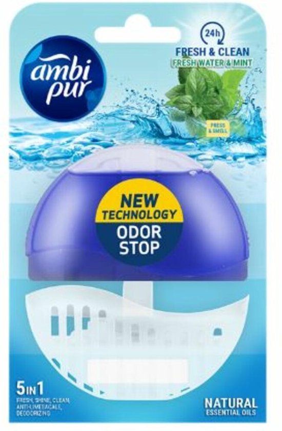 Ambi Pur Toiletblok Starterkit 5in1 Fresh Water & Mint - 220 ml