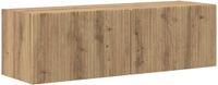 vidaXL Ensemble de meuble TV 5 pièces Blanc Bois modifié