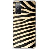 Samsung Galaxy S20 FE Zebre Bedrukt siliconen hoesje
