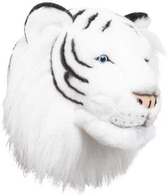 Wild & Soft Dierenkop Witte Tijger Wild&Soft