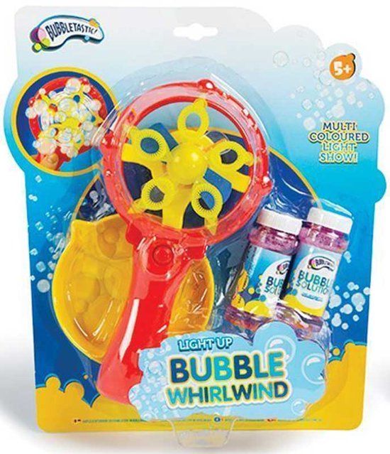 Merkloos LIGHT UP BUBBLE WHIRLWIND 2 ASSORTED.