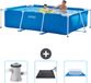 Intex Rechthoekig Frame Zwembad - 260 x 160 x 65 cm - Blauw