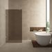 Wiesbaden Less douche 80 x 200 cm - Verre brons et acier