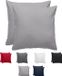 Komfortec Set van 2 Premium Kussenslopen 80x80 cm - Superzachte Kussenhoes – 100% Geborsteld Polyester - 90g/m² - Grijs
