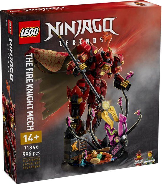 LEGO NINJAGO De Vuurriddermecha Bouwpakket voor Kinderen - 71846