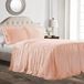 Lush Decor Sprei met ruches, Polyester, Blush, Twin