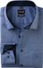 OLYMP Luxor comfort fit Big overhemd - natte - marine blauw - Strijkvrij - Boordmaat: 50