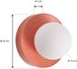 Lindby - Wandlamp - 1 Licht - Keramiek, Glas - G9 - Oranje, Wit