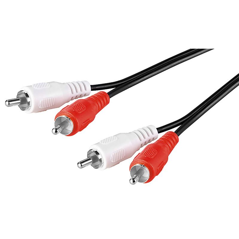 Goobay 50097 - Audio kabel - 0,5 m - Zwart
