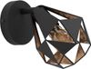 EGLO Carlton 7 Spot - E27 - Ø 16 cm - Zwart|Koper - Staal