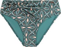 Protest MIXWraps Bikini Broekje Dames Hoge Taille Volledige Dekking Groen