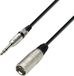 Adam Hall K3BMV1000 audio kabel 10 m XLR 6.35mm Zwart