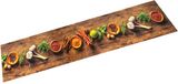 vidaXL Keukenmat wasbaar kruidenprint 60x180 cm fluweel