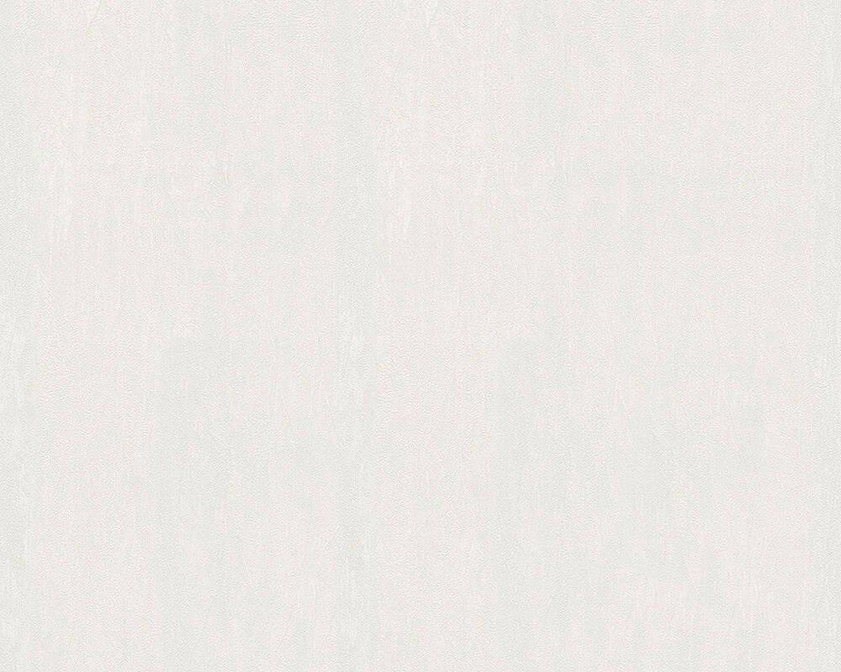 A.S. Création ZIJDEGLANS UNI BEHANG - Creme - AS Creation Concerto 3 - Papier - Grijs, Creme - 4000776360717