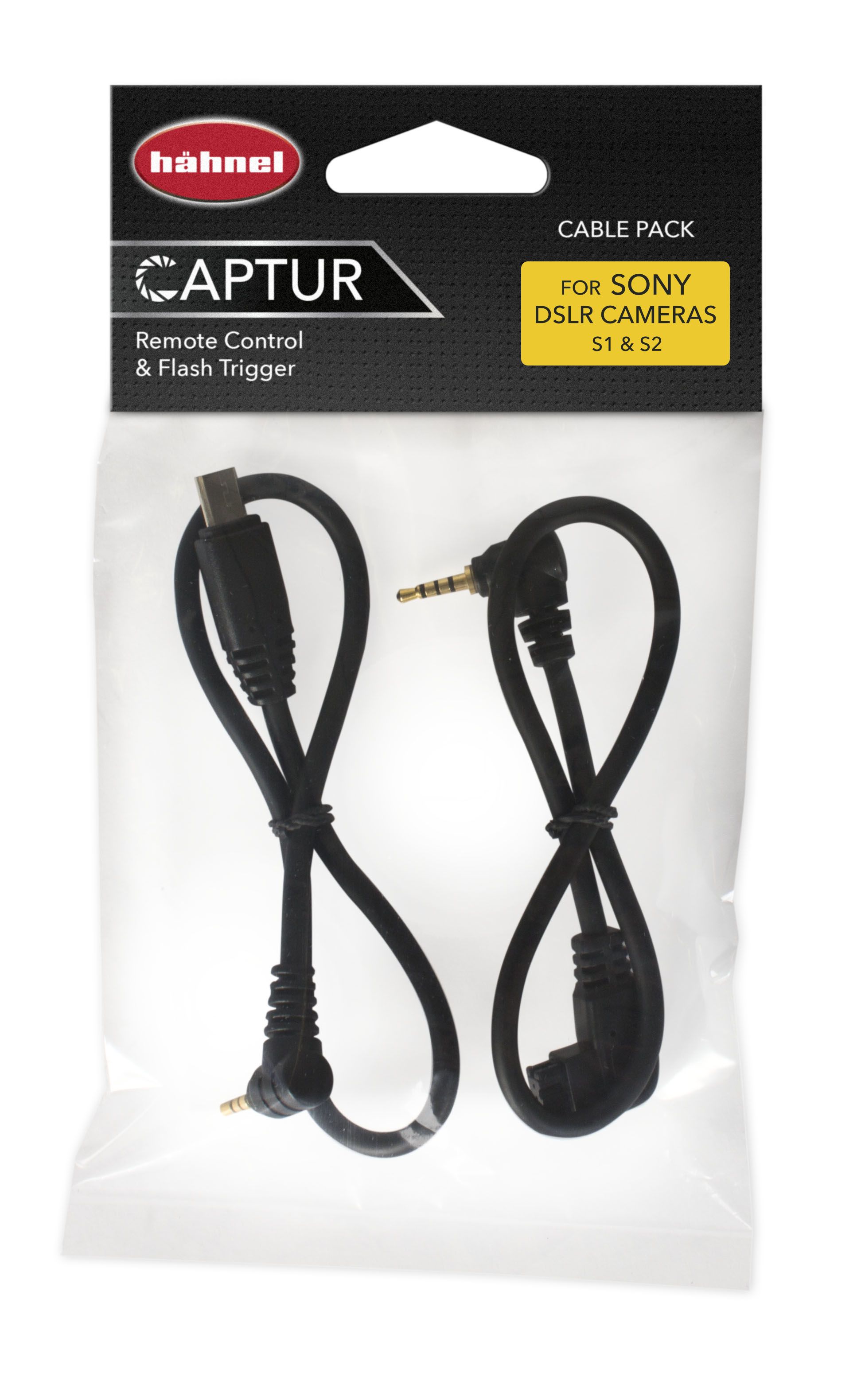 Hähnel Captur Cable Pack Sony - Black - Male/Male - Sony - S1, S2
