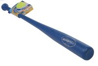 Gamemaster Blitzball - Honkbalknuppel Kunststof Met Blitzball - Curveball - Geel/Blauw