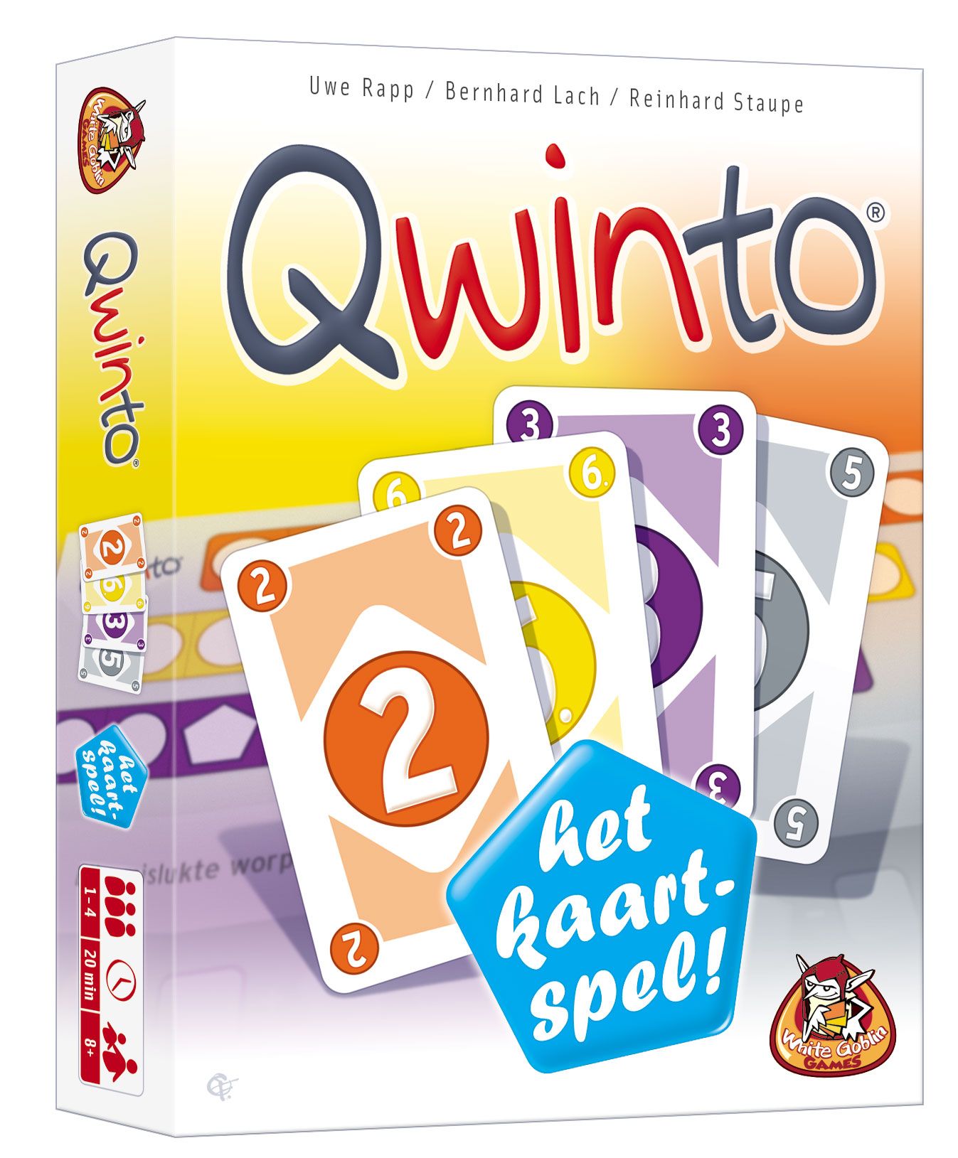 White Goblin Games Kaartspel Qwinto - Kaartspel - Multicolor