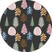 Bonateks Tapis de souris rond imprimé numériquement