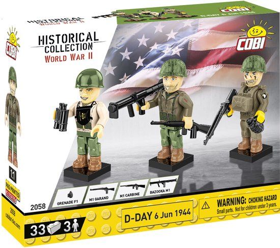 COBI WW2 2058 Soldaten D-Day 1944