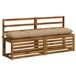 vidaXL - Bankkussen - VIANEN - 100% Polyester - Zand - 140 x 30 x 12 cm