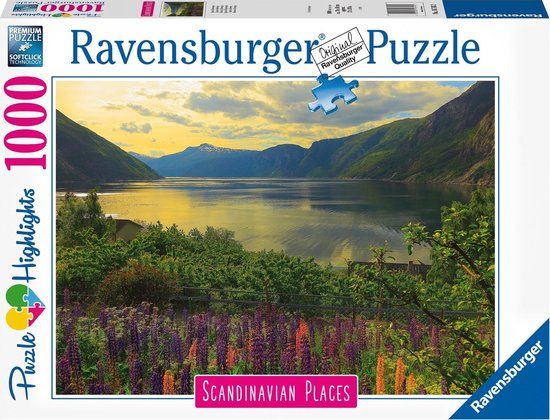 Ravensburger Puzzel Scandinavian Places Fjord in Noorwegen - 1000 stukjes