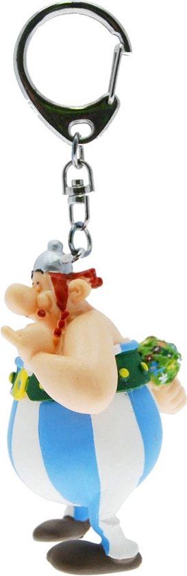Plastoy Asterix 3D Sleutelhanger Obelix With Flowers 13 cm Multicolours