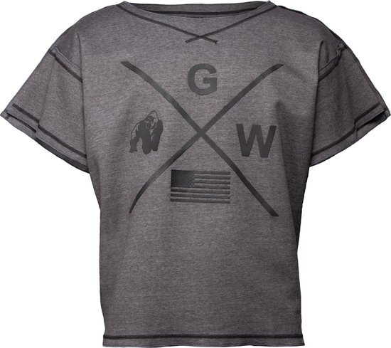 Gorilla Wear Sheldon Workout Top - Grey - XXL/XXXL