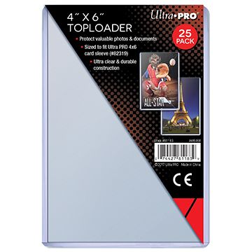 Toploaders Super Thick 4" x 6" (25 stuks)
