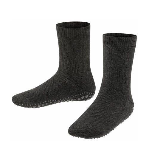 FALKE Catpads huissokken met anti-slip noppen antraciet